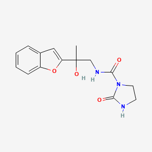 N-(2-(benzofuran-2-yl)-2-hydroxypropyl)-2-oxoimidazolidine-1-carboxamide