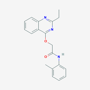 2-[(2-ethylquinazolin-4-yl)oxy]-N-(2-methylphenyl)acetamide