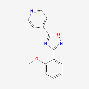 4-[3-(2-Methoxyphenyl)-1,2,4-oxadiazol-5-yl]pyridine