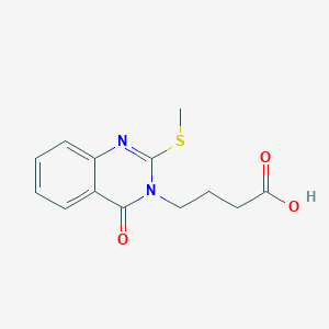 4-[2-(methylthio)-4-oxoquinazolin-3(4H)-yl]butanoic acid