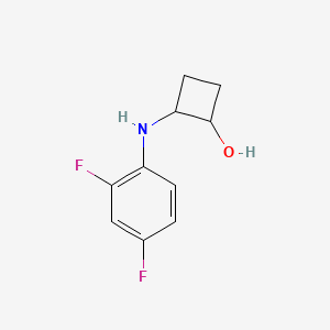 2-[(2,4-Difluorophenyl)amino]cyclobutan-1-ol