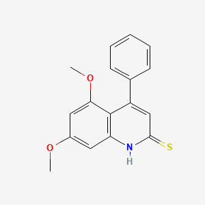 5,7-Dimethoxy-4-phenylquinoline-2-thiol