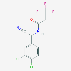 N-[cyano(3,4-dichlorophenyl)methyl]-3,3,3-trifluoropropanamide
