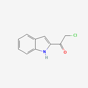 molecular formula C10H8ClNO B2855996 2-氯-1-(1H-吲哚-2-基)乙酮 CAS No. 36709-95-2