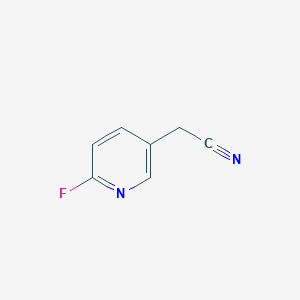 molecular formula C7H5FN2 B2856024 2-(6-Fluoropyridin-3-YL)acetonitrile CAS No. 337965-61-4