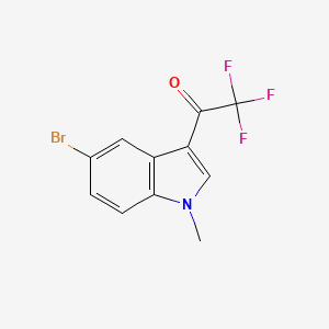 1-(5-bromo-1-methyl-1H-indol-3-yl)-2,2,2-trifluoroethanone