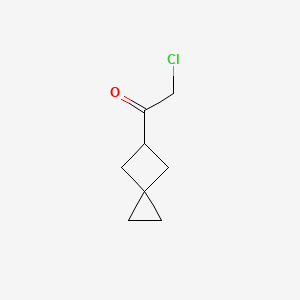 2-Chloro-1-spiro[2.3]hexan-5-ylethanone