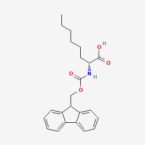 Fmoc-(2R)-2-Amino-octanoic acid