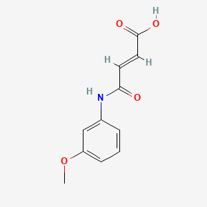 molecular formula C11H11NO4 B2856284 4-(3-Methoxyanilino)-4-oxobut-2-enoic acid CAS No. 306935-71-7; 843664-91-5
