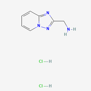 [1,2,4]Triazolo[1,5-a]pyridin-2-ylmethanamine;dihydrochloride