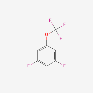 molecular formula C7H3F5O B2856316 1,3-Difluoro-5-(trifluoromethoxy)benzene CAS No. 1404194-50-8