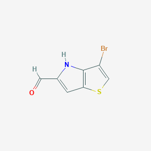 3-Bromo-4H-thieno[3,2-b]pyrrole-5-carbaldehyde