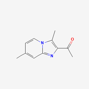 molecular formula C11H12N2O B2856320 1-(3,7-Dimethylimidazo[1,2-a]pyridin-2-yl)ethanone CAS No. 828274-46-0
