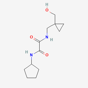N1-cyclopentyl-N2-((1-(hydroxymethyl)cyclopropyl)methyl)oxalamide