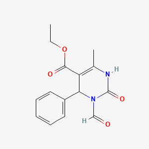 Ethyl 3-formyl-6-methyl-2-oxo-4-phenyl-1,2,3,4-tetrahydropyrimidine-5-carboxylate