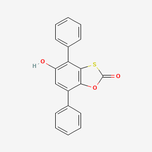 5-Hydroxy-4,7-diphenyl-1,3-benzoxathiol-2-one
