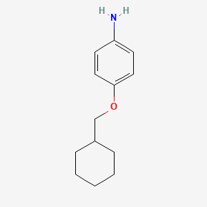 molecular formula C13H19NO B2856339 4-(Cyclohexylmethoxy)aniline CAS No. 76253-28-6