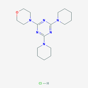 4-(4,6-Di(piperidin-1-yl)-1,3,5-triazin-2-yl)morpholine hydrochloride