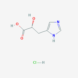 (2R)-2-hydroxy-3-(1H-imidazol-4-yl)propanoic acid hydrochloride