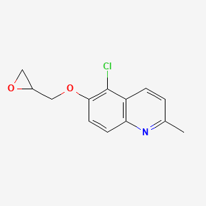 5-Chloro-2-methyl-6-(oxiran-2-ylmethoxy)quinoline