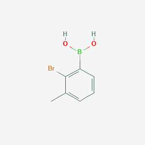 molecular formula C7H8BBrO2 B2856458 (2-Bromo-3-methylphenyl)boronic acid CAS No. 2304635-39-8