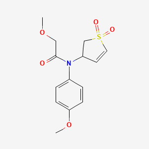 N-(1,1-DIOXIDO-2,3-DIHYDRO-3-THIOPHENYL)-2-METHOXY-N-(4-METHOXYPHENYL)ACETAMIDE