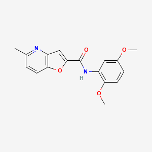 molecular formula C17H16N2O4 B2856507 N-(2,5-dimethoxyphenyl)-5-methylfuro[3,2-b]pyridine-2-carboxamide CAS No. 941928-55-8