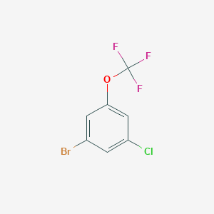 molecular formula C7H3BrClF3O B2856511 1-Bromo-3-chloro-5-(trifluoromethoxy)benzene CAS No. 1417567-41-9