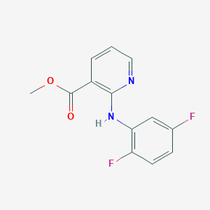 molecular formula C13H10F2N2O2 B2856522 Methyl 2-(2,5-difluoroanilino)pyridine-3-carboxylate CAS No. 2248393-34-0