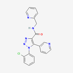 N-butyl-1-(4-{[(3,4-dimethoxyphenyl)sulfonyl]amino}benzoyl)prolinamide