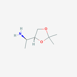 (R)-1-[(4S)-2,2-Dimethyl-1,3-dioxolan-4-yl]ethanamine