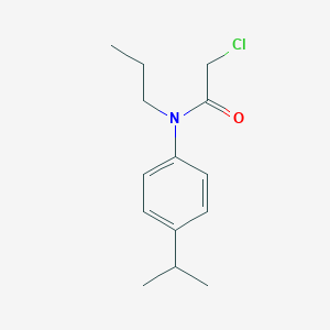 molecular formula C14H20ClNO B2856597 2-Chloro-N-(4-propan-2-ylphenyl)-N-propylacetamide CAS No. 1397238-49-1