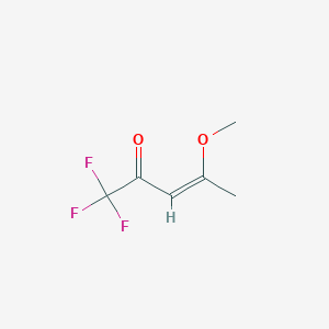 molecular formula C6H7F3O2 B028566 (3E)-1,1,1-三氟-4-甲氧基戊-3-烯-2-酮 CAS No. 102145-82-4