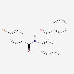 N-(2-benzoyl-4-methylphenyl)-4-bromobenzamide
