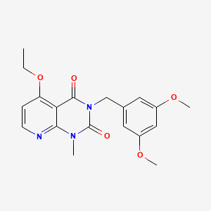 3-(3,5-dimethoxybenzyl)-5-ethoxy-1-methylpyrido[2,3-d]pyrimidine-2,4(1H,3H)-dione