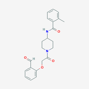 N-[1-[2-(2-Formylphenoxy)acetyl]piperidin-4-yl]-2-methylbenzamide