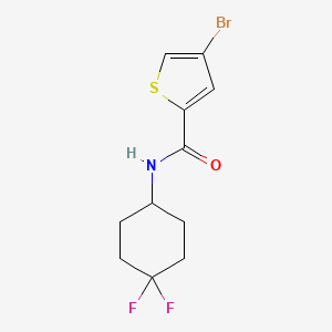 4-bromo-N-(4,4-difluorocyclohexyl)thiophene-2-carboxamide