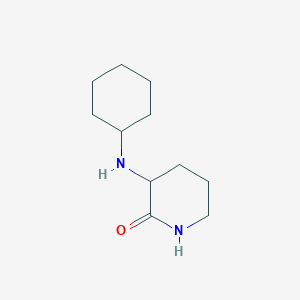 3-(Cyclohexylamino)piperidin-2-one