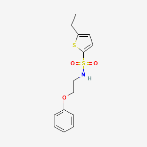 5-ethyl-N-(2-phenoxyethyl)thiophene-2-sulfonamide