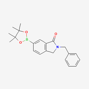 2-Benzyl-6-(4,4,5,5-tetramethyl-1,3,2-dioxaborolan-2-YL)isoindolin-1-one