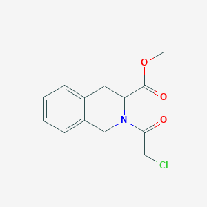 Methyl 2-(chloroacetyl)-1,2,3,4-tetrahydroisoquinoline-3-carboxylate