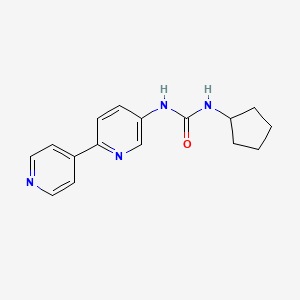 1-{[2,4'-Bipyridine]-5-yl}-3-cyclopentylurea
