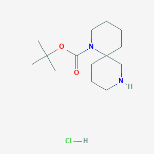 Tert-butyl 1,8-diazaspiro[5.5]undecane-1-carboxylate hydrochloride