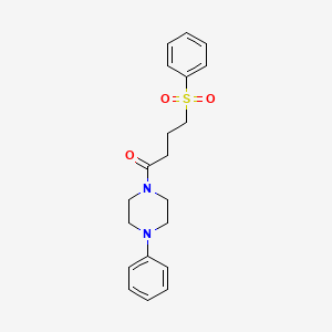 1-(4-Phenylpiperazin-1-yl)-4-(phenylsulfonyl)butan-1-one