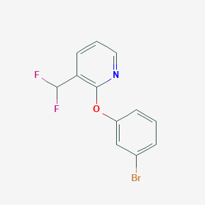 2-(3-Bromophenoxy)-3-(difluoromethyl)pyridine