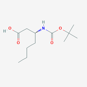(R)-3-tert-Butoxycarbonylamino-heptanoic acid