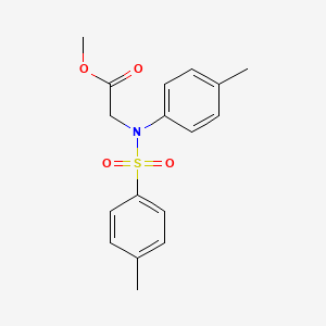 Methyl N-(4-methylphenyl)-N-[(4-methylphenyl)sulfonyl]glycinate