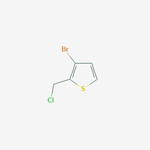 molecular formula C5H4BrClS B2856832 3-Bromo-2-(chloromethyl)thiophene CAS No. 7353-88-0