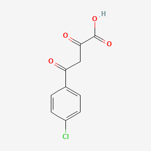 molecular formula C10H7ClO4 B2856839 4-(4-氯苯基)-2,4-二氧代丁酸 CAS No. 38053-20-2