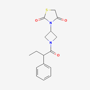 3-(1-(2-Phenylbutanoyl)azetidin-3-yl)thiazolidine-2,4-dione